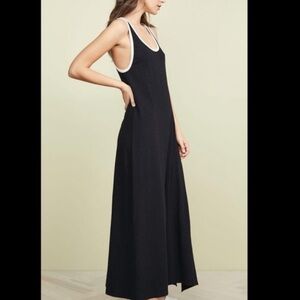 Sundry Ringer Side Slit Jersey Racerback Maxi Dress Size 1 (small)